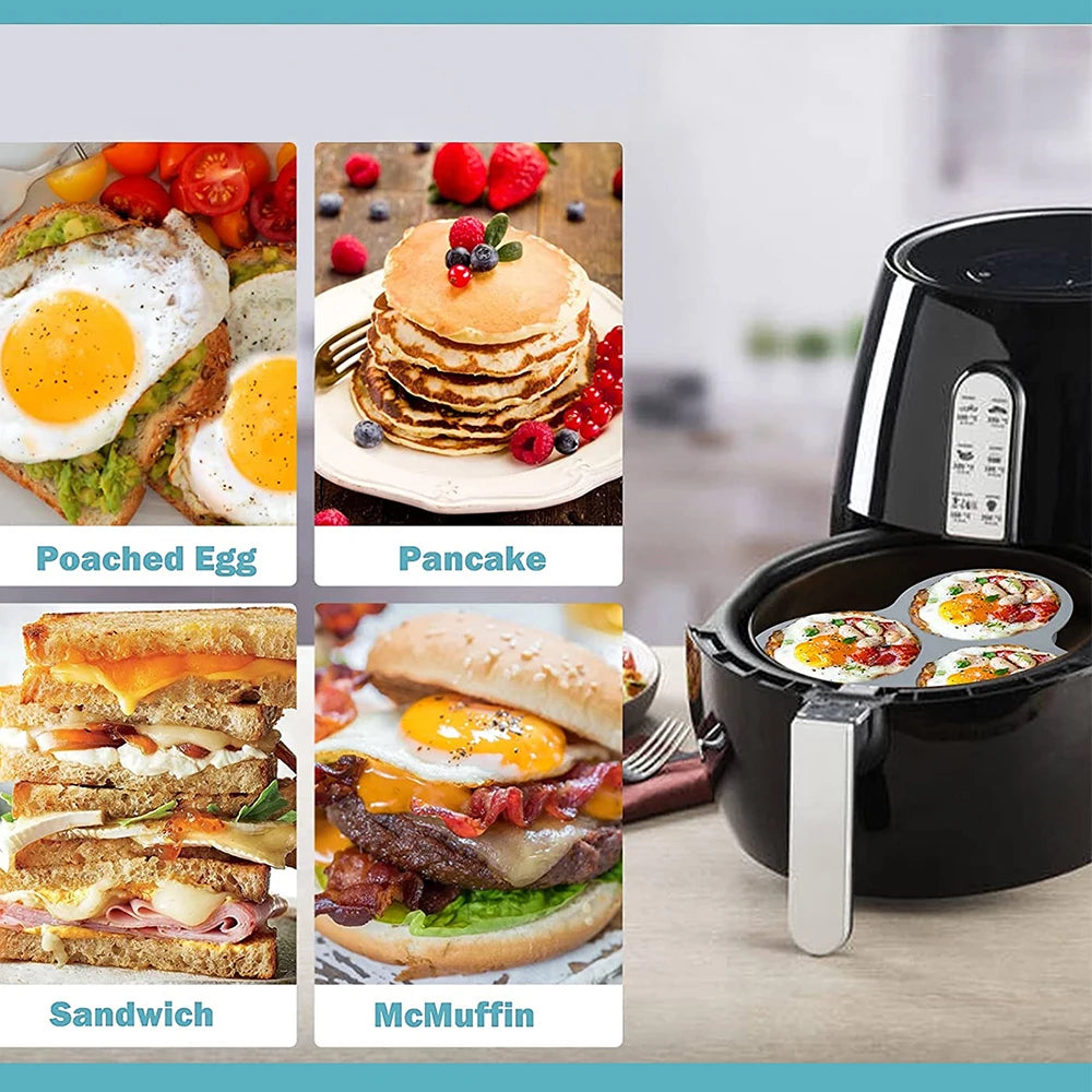 Silicone Egg Mold Air Fryer Egg Pan Reusable