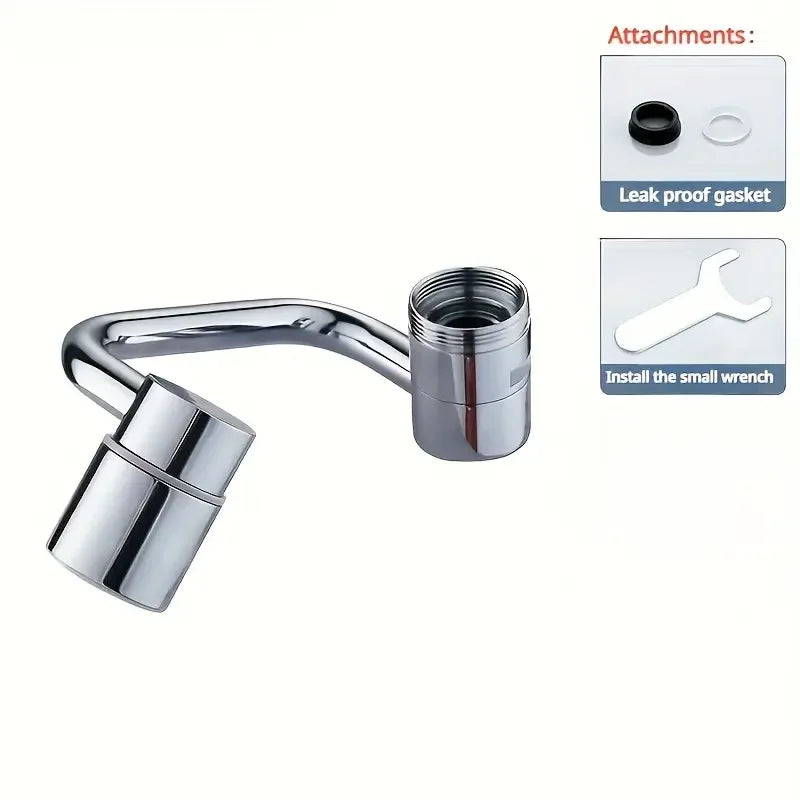 1080° Swivel Stainless Steel Kitchen Faucet Extender