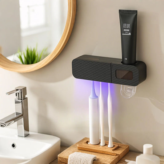 Toothbrush holder wall-mounted